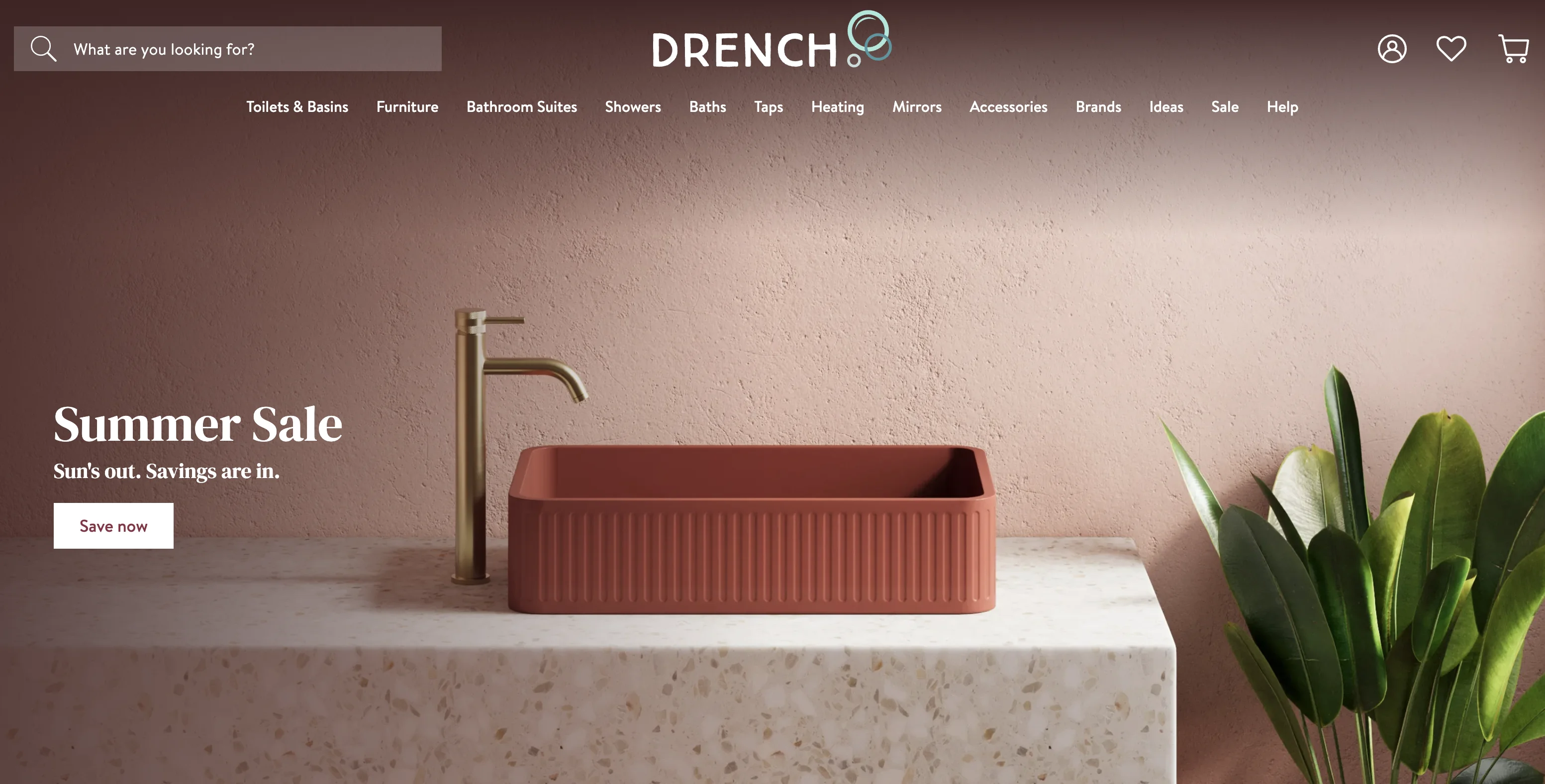 Drench website screenshot